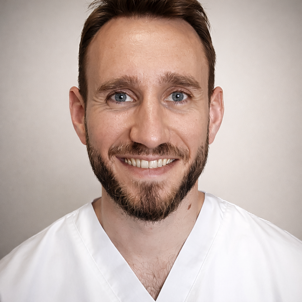 Portrait de Thibaud Colombel, ostéopathe à Fontainebleau